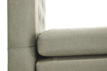 Lucky Komplett Sängpaket 180x200 Polyeter Diamant Sänggavel - Grön - Möbler - Säng - Kontinentalsäng