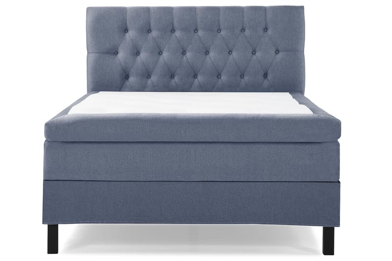 Lucky Sängpaket 140x200 Polyeter Diamant Sänggavel, Mörkblå