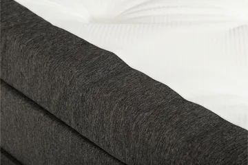 Lucky Sängpaket 150x200 SkumSlät Sänggavel Nackkudde - Nackkudde Stor Svart/Grå - Möbler - Säng - Komplett sängpaket