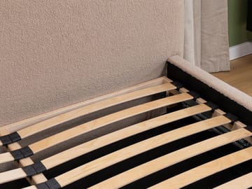 Lunna Sängram med förvaring 160x200 cm - beige - Möbler - Säng - Sängram & sängstomme