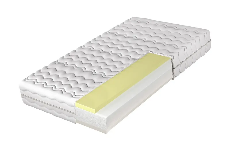 Gamini Skummadrass 120x200 cm, Vit