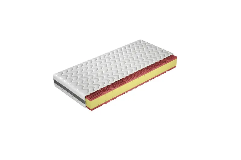 Hoefler Skummadrass 140x200 cm, Vit