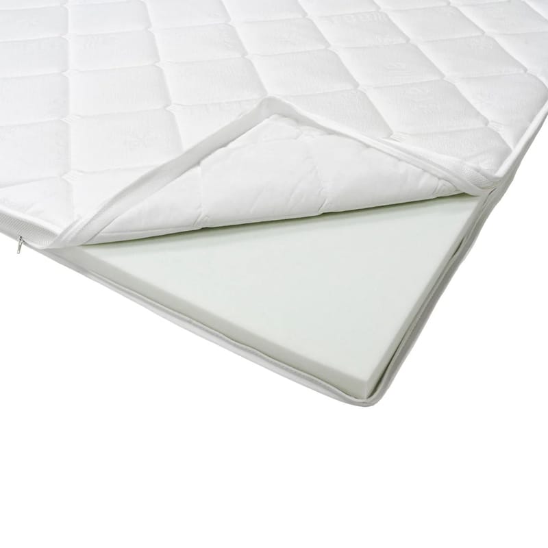 HVILA Duo Bäddmadrass Vändbar Sommar- & Vintersida,  160x200 cm – 7 cm Mjuk/Medium, Polyeterskum, Tvättbar Klädsel - Möbler - Säng - Madrasser - Bäddmadrass
