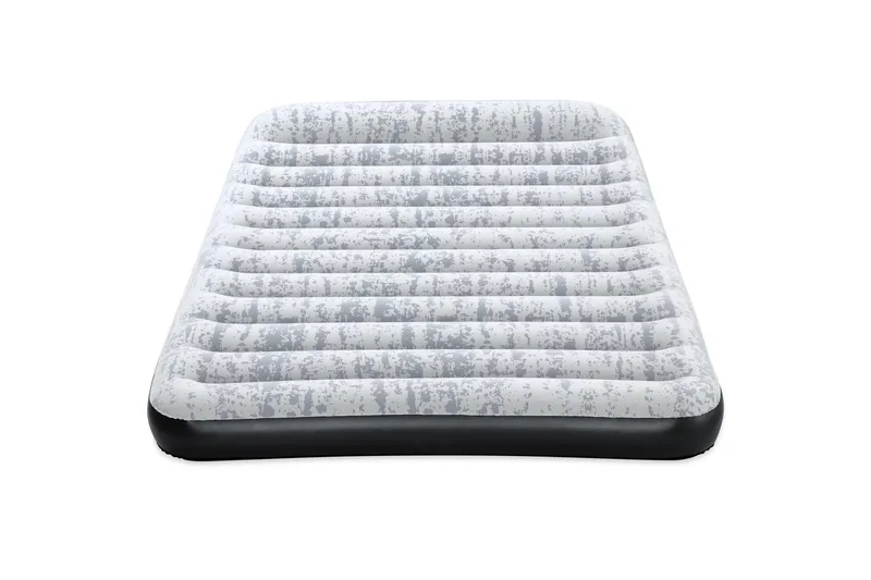 Tritech Airbed Queen Fashion Flock Uppblåsbar madrass Grå - Bestway - Möbler - Säng - Madrasser - Luftmadrass & uppblåsbar madrass