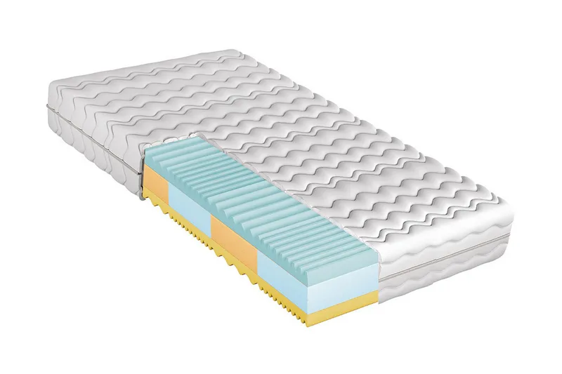 Madrass 180x200  Vit, Vit