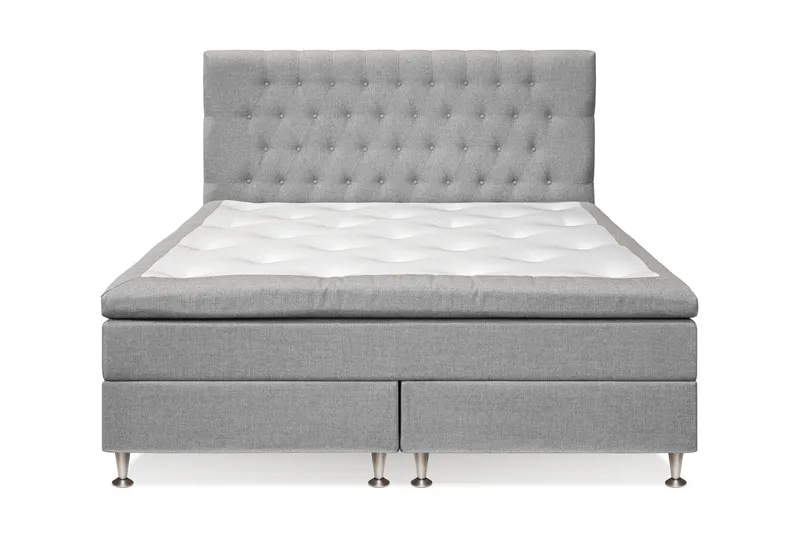 Meja Sängpaket 160x200, Ljusgrå