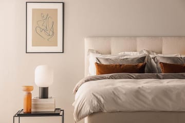 Oslo Lyx Sängpaket Boucle 180x200 Knappad gavel - Beige - Möbler - Säng - Kontinentalsäng