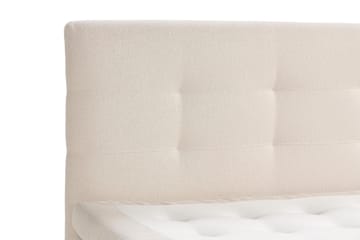 Oslo Lyx Sängpaket Boucle 180x200 Knappad gavel - Beige - Möbler - Säng - Kontinentalsäng