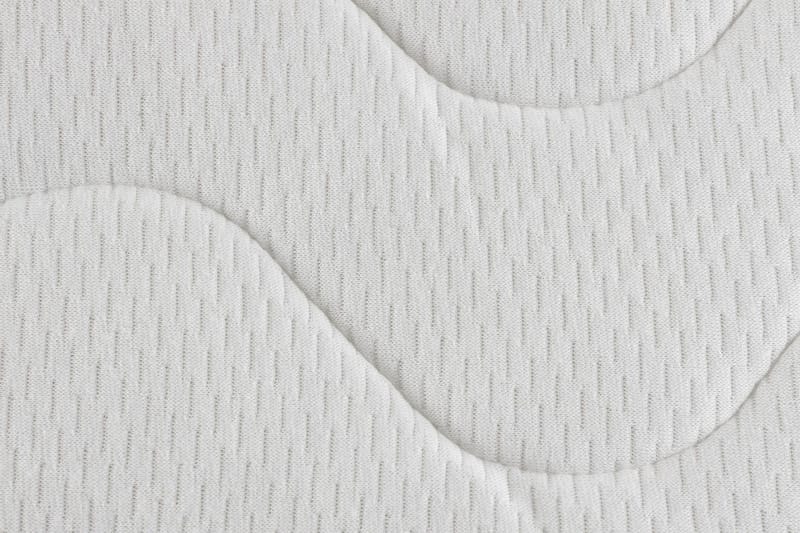 Princess Komplett Sängpaket – Kontinentalsäng 180x200 cm i Tyg med Sänggavel + Bäddmadrass med Fasthetsgrad Medium - Grå - Möbler - Säng - Komplett sängpaket