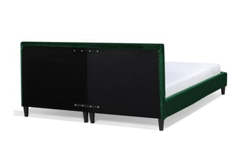 Fitou Sängram 180x200 cm i Sammet med Sänggavel - Grön - Möbler - Säng - Sängram & sängstomme