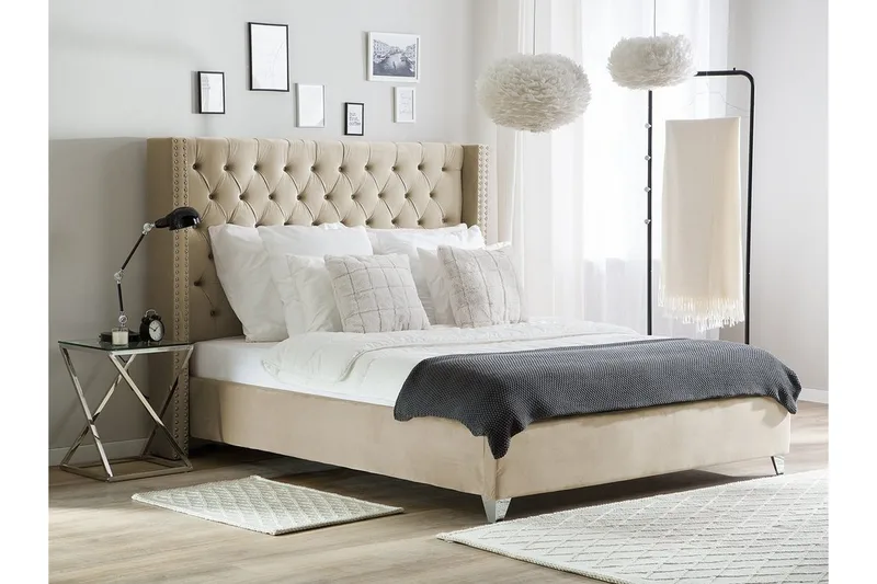 Lubbon Dubbelsäng 160|200 cm, Beige