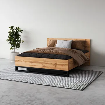 Säng Halle S med ram på gaslyft och förvaringsbox - 160 cm - Möbler - Säng - Sängram & sängstomme