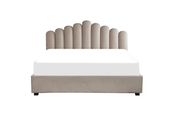 Säng med förvaring Vincennes - Taupe, svart, 180x200 cm - Möbler - Säng - Sängram & sängstomme