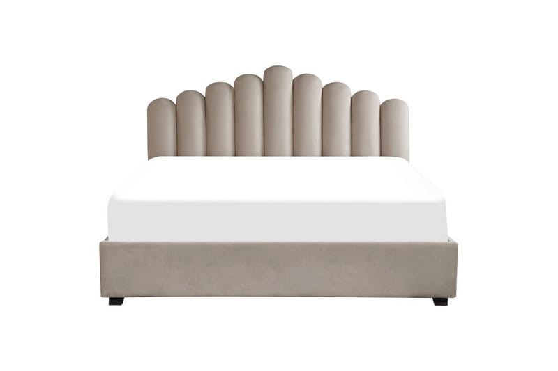 Säng med förvaring Vincennes - Taupe, svart, 180x200 cm - Möbler - Säng - Sängram & sängstomme