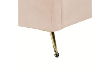 Säng med lamellram Miribel - Beige, guld, 180x200 cm - Möbler - Säng - Sängram & sängstomme