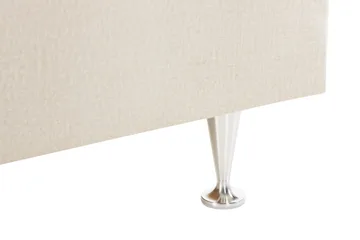 Alessia Komplett Sängpaket med Förvaring LED-belysning 180x200 cm - Beige - Möbler - Säng - Sängar med förvaring