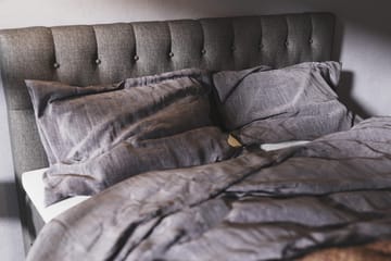 Boxy Säng med Förvaring 160x200 cm i Tyg med Bäddmadrass med Fasthetsgrad Fast - Svart - Möbler - Säng - Sängar med förvaring