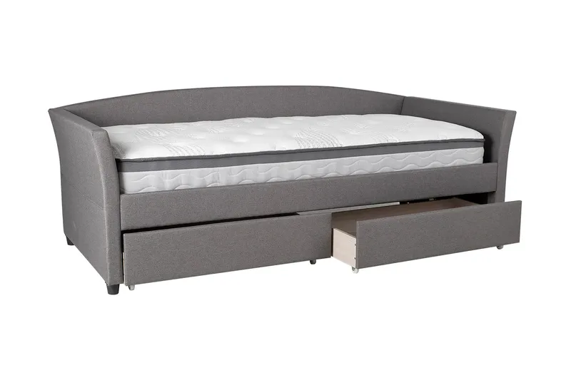 Genesis Säng 90x200 cm - Grå - Möbler - Säng - Sängar med förvaring