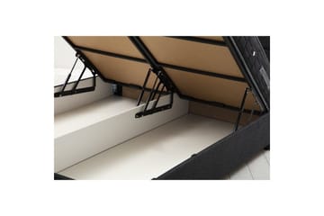 Sängbotten & Sänggavel för Enkel Säng Sonyi Antracit - 120 x 110 x 200 cm - Möbler - Säng - Komplett sängpaket
