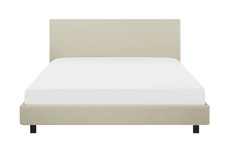Albi Dubbelsäng 160x200 cm i Tyg med Sänggavel, Beige