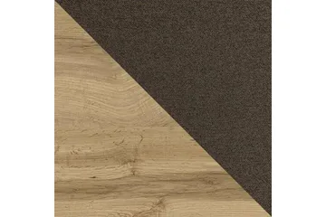 Oberting Komplett Sängpaket med Förvaring 200x200 cm i Tyg med Sänggavel + Bäddmadrass - Brun - Möbler - Säng - Sängram & sängstomme