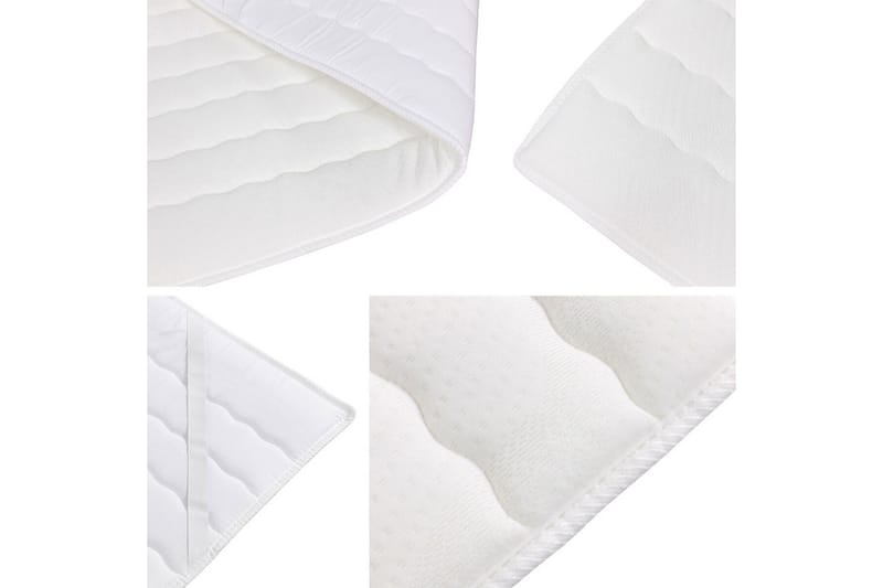 Oberting Komplett Sängpaket med Förvaring 200x200 cm i Tyg med Sänggavel + Bäddmadrass - Brun - Möbler - Säng - Sängram & sängstomme