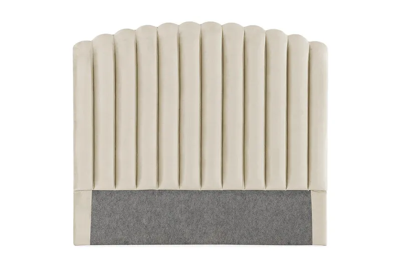 Davia Sänggavel Sammet 140 cm, Beige / Ljus