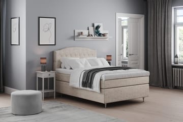 Belda Sänggavel 120 cm Svängd - Beige - Möbler - Säng - Sängtillbehör & sänggavel - Sänggavlar & huvudgavlar