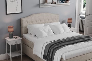 Belda Sänggavel 120 cm Svängd - Beige - Möbler - Säng - Sängtillbehör & sänggavel - Sänggavlar & huvudgavlar