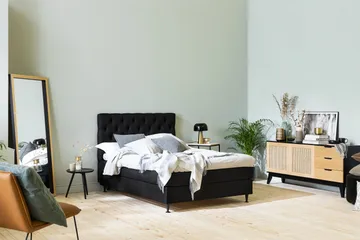 Ella Sänggavel 120 cm Djuphäftad - Svart - Möbler - Säng - Sängtillbehör & sänggavel - Sänggavlar & huvudgavlar