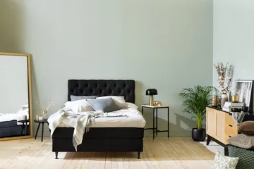 Ella Sänggavel 120 cm Djuphäftad - Svart - Möbler - Säng - Sängtillbehör & sänggavel - Sänggavlar & huvudgavlar
