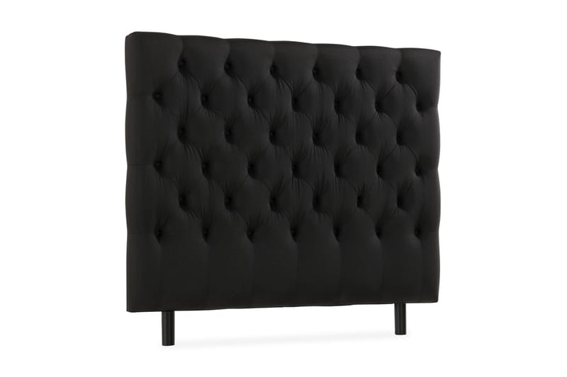 Ella Sänggavel 120 cm Djuphäftad - Svart - Möbler - Säng - Sängtillbehör & sänggavel - Sänggavlar & huvudgavlar