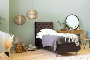 Ella Sänggavel 90 cm Djuphäftad - Brun/Sammet - Möbler - Säng - Sängtillbehör & sänggavel - Sänggavlar & huvudgavlar