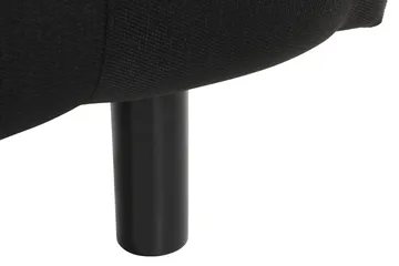 Ella Sänggavel 90 cm Djuphäftad - Svart - Möbler - Säng - Sängtillbehör & sänggavel - Sänggavlar & huvudgavlar