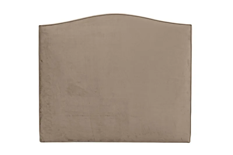 Malta Sänggavel 160 cm, Beige/Sammet