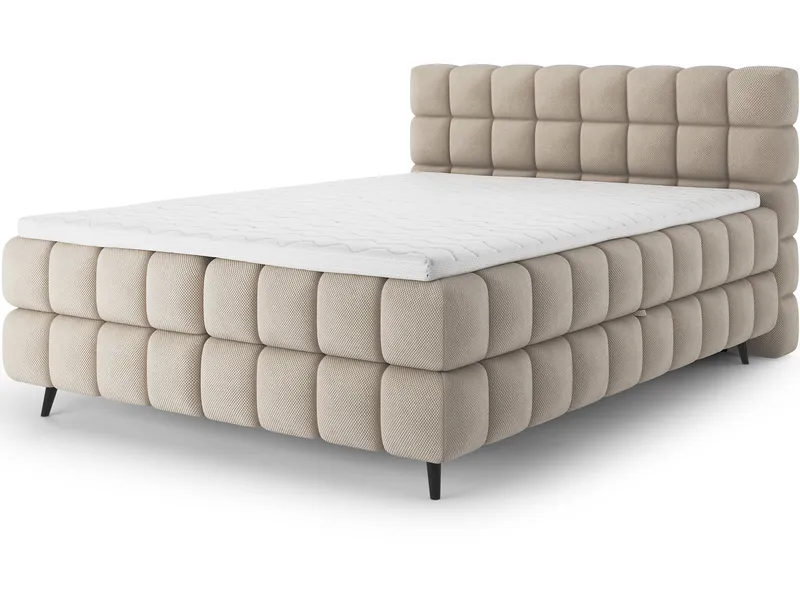 Sabeno Sängpaket Bubblig Kontinentalsäng med förvaring 160x200 cm, Calmora 18