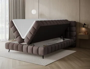 Sabeno Sängpaket Bubblig Kontinentalsäng med förvaring 180x200 cm - Tonall 22 - Möbler - Säng - Kontinentalsäng
