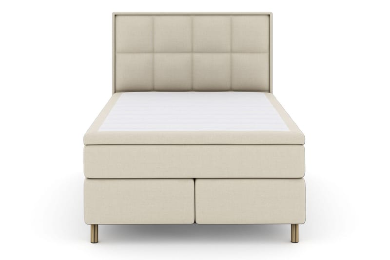 Select No 5 Komplett Sängpaket 140x200 Fast/Medium Watergel, Beige/Koppar