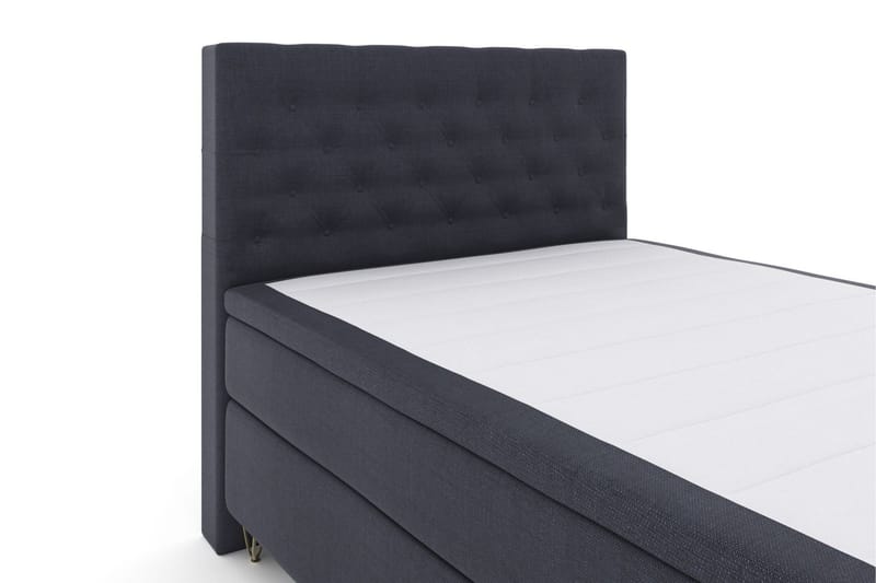Select No 5 Komplett Sängpaket 140x200 Fast/Medium Watergel - Blå/Metall V-form - Möbler - Säng - Komplett sängpaket