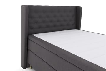 Select No 5 Komplett Sängpaket 140x200 Fast/Medium Watergel - Mörkgrå/Guld - Möbler - Säng - Komplett sängpaket