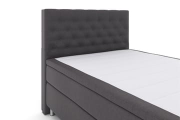 Select No 5 Kontinentalsäng 140x200 Fast/Medium Watergel - Mörkgrå/Metall - Möbler - Säng - Kontinentalsäng