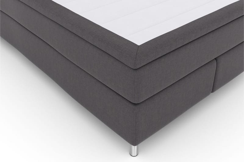 Select No 5 Kontinentalsäng 140x200 Fast/Medium Watergel - Mörkgrå/Metall - Möbler - Säng - Kontinentalsäng