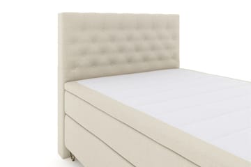 Select No 5 Kontinentalsäng 140x200 Medium Latex - Beige/Metall V-Form - Möbler - Säng - Kontinentalsäng