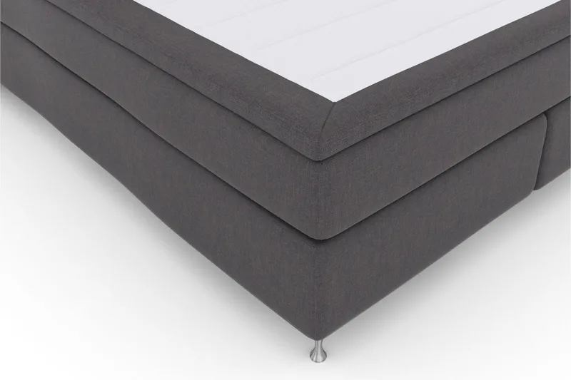 Select No 5 Kontinentalsäng 210x210 Medium Latex - Mörkgrå/Silver - Möbler - Säng - Kontinentalsäng