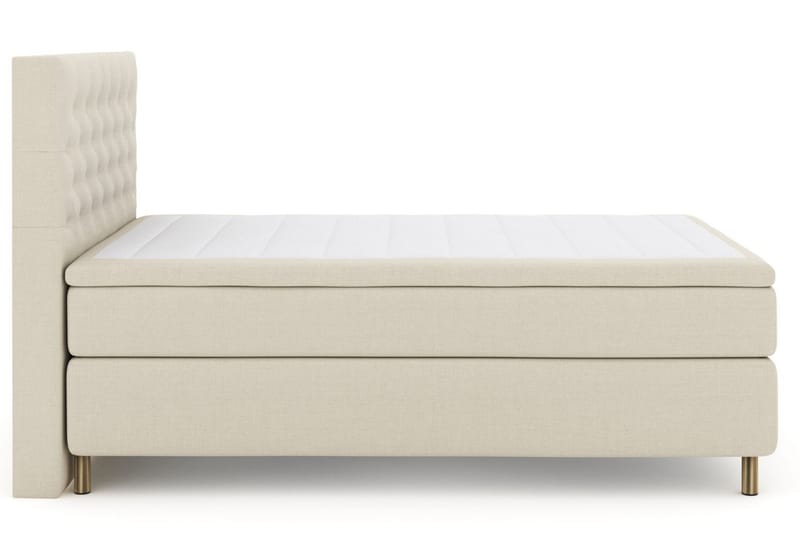 Select No 6 Kontinentalsäng 140x200 Fast Watergel, Beige/Koppar