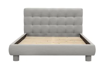 Teddy Komplett Sängpaket Sängram med Madrass 140x200 cm - Grå - Möbler - Säng - Komplett sängpaket