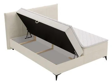 Thoros Komplett Sängpaket 140x200 cm Kontinentalsäng med Förvaring - Beige - Möbler - Säng - Komplett sängpaket