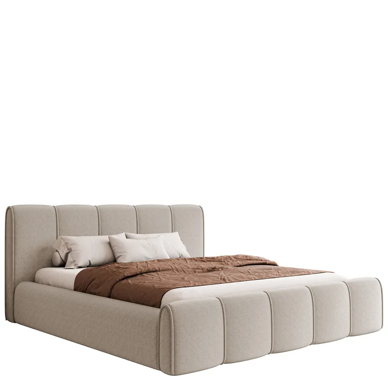 Varlinor Sängram 180x200 cm med Förvaring, Beige