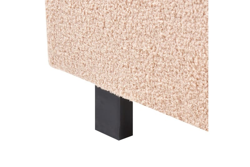 Vattensäng Albi - Beige, svart/Bouclé, 180x200 cm - Möbler - Säng - Vattensängar