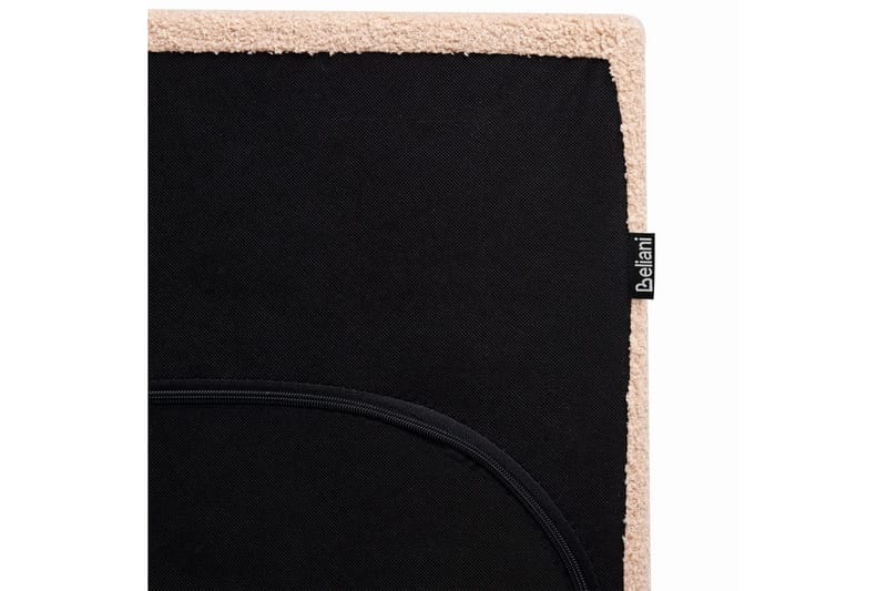 Vattensäng Albi - Beige, svart/Bouclé, 180x200 cm - Möbler - Säng - Vattensängar